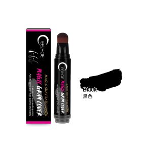 EELHOE Disposable Plant Hair Stick, Hair Without Damage Repair Color Black Brown Quick White Hair Cover Stick