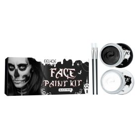 EELHOE Face Paint Kit, Body Paint Vampire Zombie Skull Face Body Makeup Paint