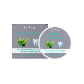 Oralhoe Mint Teeth Powder Gentle Teeth Cleaning Powder Fresh Breath Clean Daily Care Powder