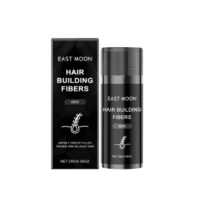 East Moon Black Hair Fiber Powder Refreshing Oil Control Leave-In Fluffy Hair Care Fiber Powder