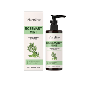 Viareline Rosemary Mint Shampoo Gently Moisturizes And Improves Dry Hair Smoothing And Glossy Shampoo
