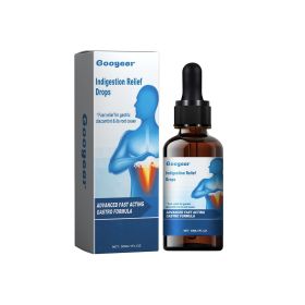 Googeer Indigestion Relief Drops, Relieve Stomach Upset Food Buildup Bloating Body Care Oral Drops