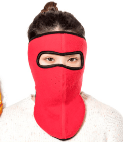 Autumn and winter dust masks breathable warm and cold (Color: Red2)