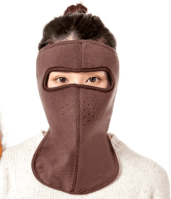 Autumn and winter dust masks breathable warm and cold (Color: Brown2)