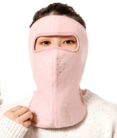 Autumn and winter dust masks breathable warm and cold (Color: Pink2)
