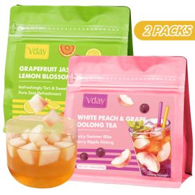 Vday Four-Flavor Assorted Fruit Tea, 200g*2 (Option: default)