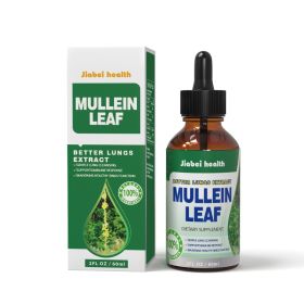 Mullein Leaf Extract Drops 60ml Lung Cleanse Respiratory Herbal Drop Health Care (Option: default)