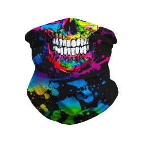 Skull Digital Men And Women Outdoor Mask Sport Climbing Insect-proof (Option: BXHA031-Free Size)