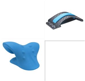 Multifunctional Manual Six-wheel Neck Massager Massage Relieve Roller Massage Tool (Color: Set2)